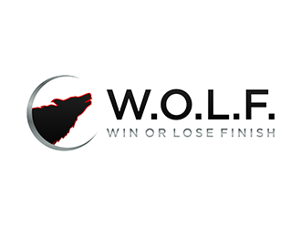 W.O.L.F. (Win or Lose Finish) logo design by ndaru