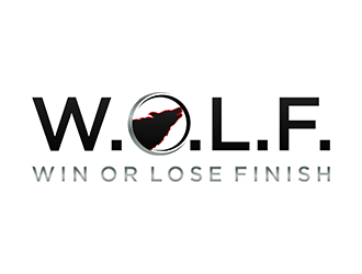 W.O.L.F. (Win or Lose Finish) logo design by ndaru