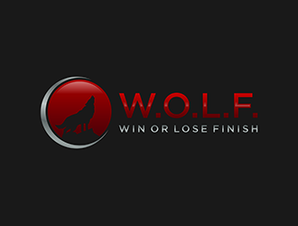 W.O.L.F. (Win or Lose Finish) logo design by ndaru