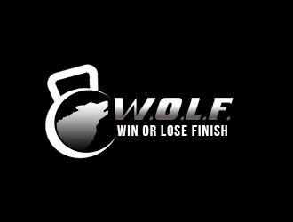 W.O.L.F. (Win or Lose Finish) logo design by bougalla005