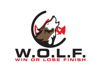 W.O.L.F. (Win or Lose Finish) logo design by AamirKhan