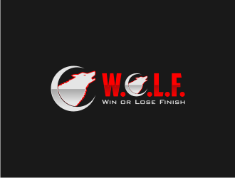 W.O.L.F. (Win or Lose Finish) logo design by Gravity