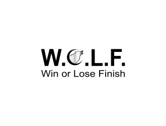 W.O.L.F. (Win or Lose Finish) logo design by alhamdulillah