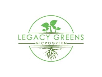 Legacy Greens logo design by bcendet