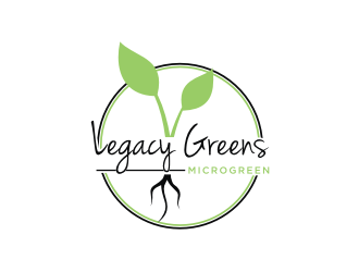 Legacy Greens logo design by clayjensen
