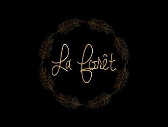 La Forêt logo design by aryamaity