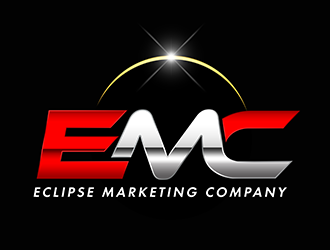 Eclipse Marketing Company possibly EMC  logo design by 3Dlogos