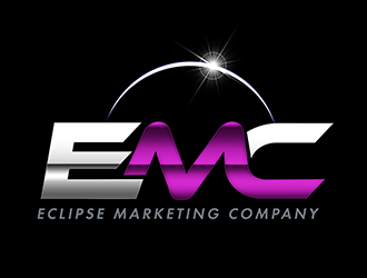 Eclipse Marketing Company possibly EMC  logo design by 3Dlogos
