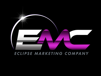 Eclipse Marketing Company possibly EMC  logo design by 3Dlogos