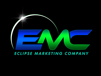 Eclipse Marketing Company possibly EMC  logo design by 3Dlogos