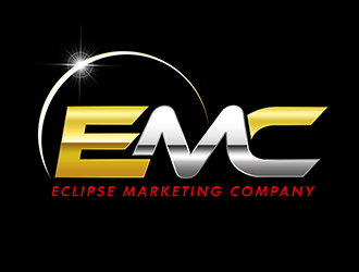 Eclipse Marketing Company possibly EMC  logo design by 3Dlogos