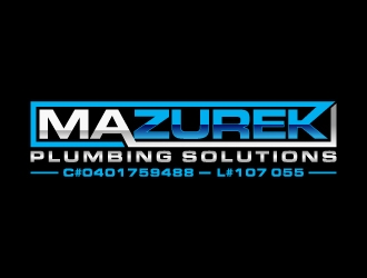 Mazurek Plumbing Solutions logo design by MUSANG