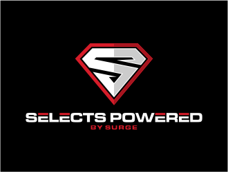 Surge Selects baseball  logo design by evdesign