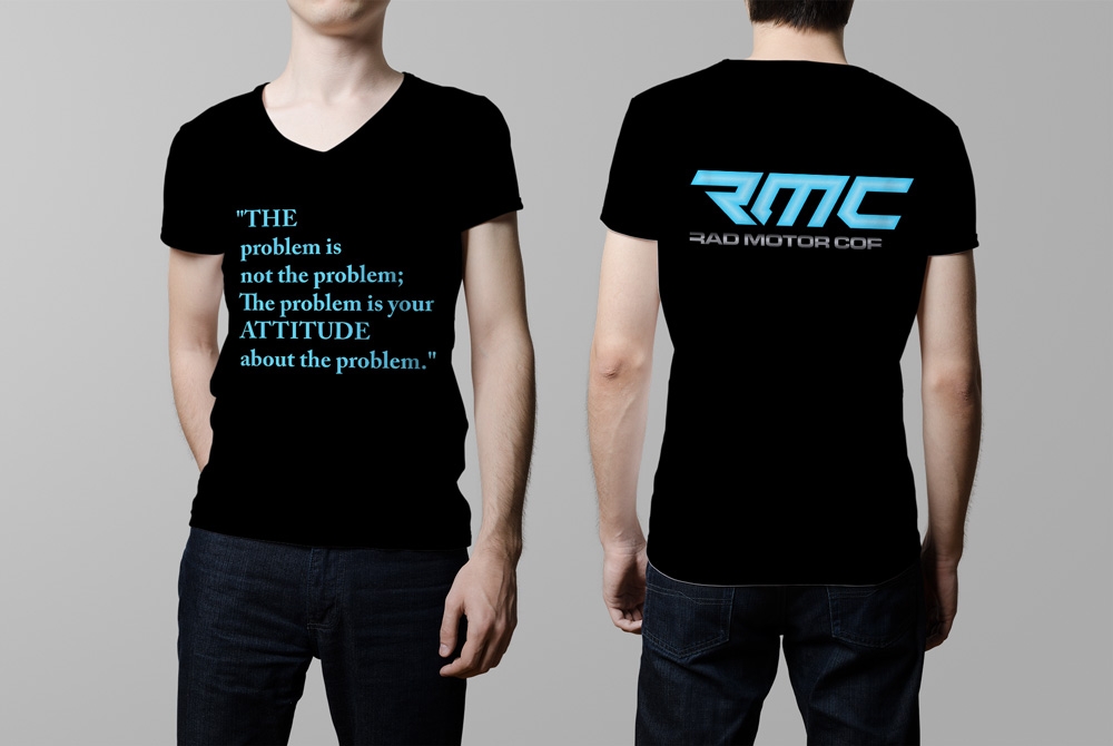 Rad Motor Corp; RMC logo design by grea8design