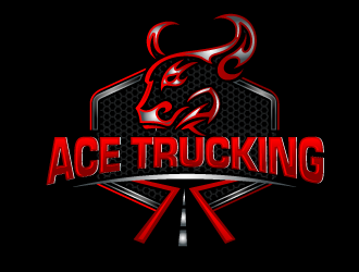 Ace Trucking logo design by Suvendu
