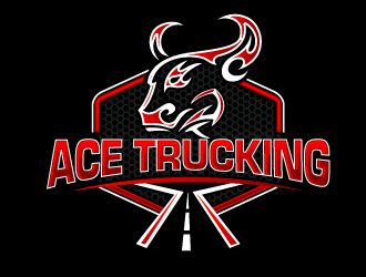 Ace Trucking logo design by Suvendu
