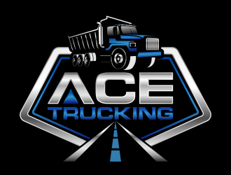 Ace Trucking logo design by zonpipo1