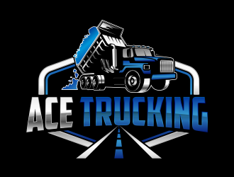 Ace Trucking logo design by zonpipo1