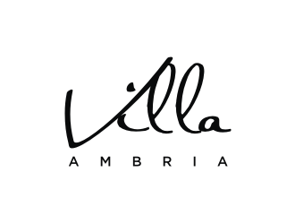 VILLA AMBRIA logo design by clayjensen