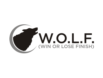 W.O.L.F. (Win or Lose Finish) logo design by rief