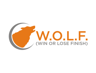 W.O.L.F. (Win or Lose Finish) logo design by rief