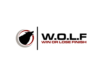 W.O.L.F. (Win or Lose Finish) logo design by hopee