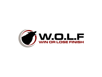W.O.L.F. (Win or Lose Finish) logo design by hopee