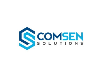 ComSen Solutions logo design by pixalrahul