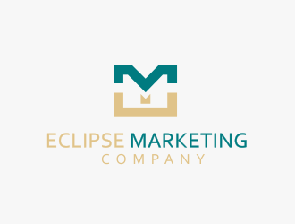 Eclipse Marketing Company possibly EMC  logo design by heridesign