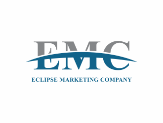 Eclipse Marketing Company possibly EMC  logo design by up2date