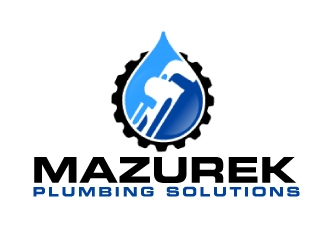Mazurek Plumbing Solutions logo design by AamirKhan