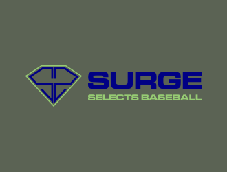 Surge Selects baseball  logo design by luckyprasetyo