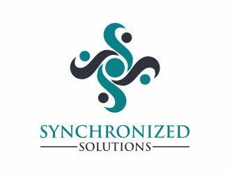Synchronized Solutions logo design by hopee