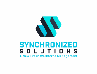 Synchronized Solutions logo design by violin