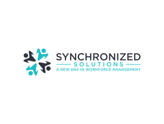 Synchronized Solutions logo design by scolessi
