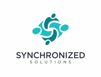 Synchronized Solutions logo design by Renaker