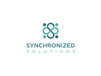 Synchronized Solutions logo design by Susanti