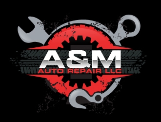 A&M Auto Repair LLC logo design by AamirKhan