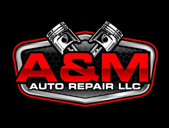 A&M Auto Repair LLC logo design by AamirKhan