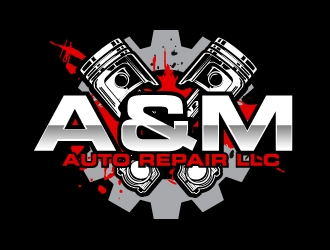 A&M Auto Repair LLC logo design by AamirKhan