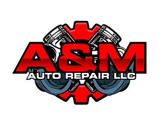 A&M Auto Repair LLC logo design by AamirKhan