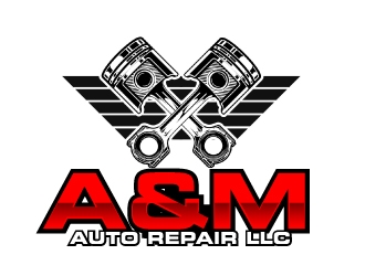 A&M Auto Repair LLC logo design by AamirKhan