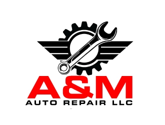 A&M Auto Repair LLC logo design by AamirKhan