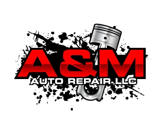 A&M Auto Repair LLC logo design by AamirKhan