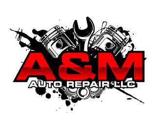 A&M Auto Repair LLC logo design by AamirKhan
