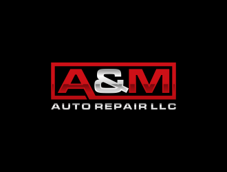 A&M Auto Repair LLC logo design by RIANW