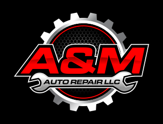 A&M Auto Repair LLC logo design by ingepro