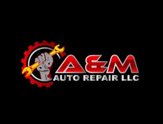 A&M Auto Repair LLC logo design by Aslam