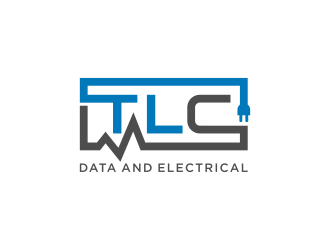 TLC Data and Electrical logo design by mbah_ju