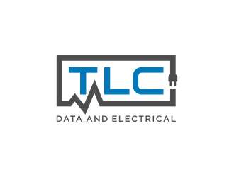 TLC Data and Electrical logo design by mbah_ju